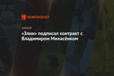 «Злин» подписал контракт с Владимиром Михасёнком - championat.com - Хабаровск