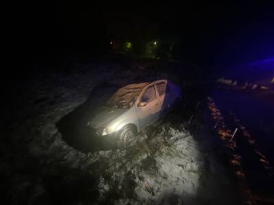 Под Тверью 18-летний водитель на Renault Logan вылетел в кювет - afanasy.biz - Тверь - Тверская обл.