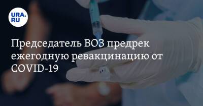 Владимир Путин - Денис Логунов - Председатель ВОЗ предрек ежегодную ревакцинацию от COVID-19 - ura.news