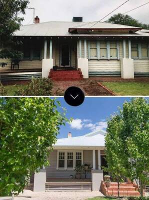 До и после: Устаревший ремонт дома оживает и преображается прямо на глазах с помощью простых приёмов - skuke.net - Австралия