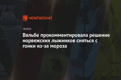 Елена Вяльбе - Вяльбе прокомментировала решение норвежских лыжников сняться с гонки из-за мороза - championat.com - Норвегия - Россия - Финляндия