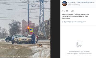 Питер Онлайн - Два автомобиля каршеринга столкнулись на юге Петербурга - neva.today - Санкт-Петербург - район Тосненский