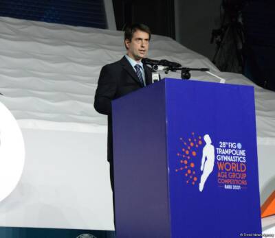 От имени Международной федерации гимнастики выражаю благодарность за организацию соревнований в Баку - первый вице-президент Технического комитета по батутной гимнастике FIG - trend.az - Азербайджан