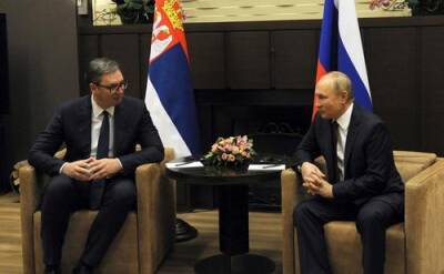 Владимир Путин - Александр Вучич - Президент Сербии заявил об экономии на газ в размере не менее €1 млрд - argumenti.ru - Россия - Сочи - Сербия - Белград - Переговоры