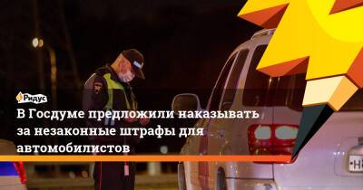 ВГосдуме предложили наказывать занезаконные штрафы для автомобилистов - ridus.ru - Россия