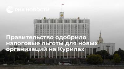 Владимир Путин - Михаил Мишустин - Правительство одобрило законопроект о налоговых льготах для новых организаций на Курилах - smartmoney.one - Россия