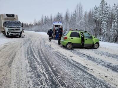 В ДТП с большегрузом на трассе Сыктывкар — Ухта погибла женщина - bnkomi.ru - Сыктывкар