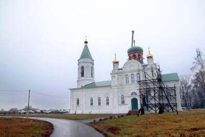 Установили крест и купол: в Лебедянском районе восстанавливают храм - lipetskmedia.ru - район Лебедянский