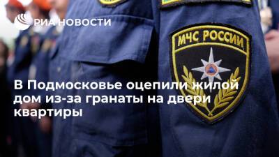 В Коломне оцепили многоэтажку из-за висящей на двери квартиры гранаты РГД-5 - ria.ru - Москва - Коломна