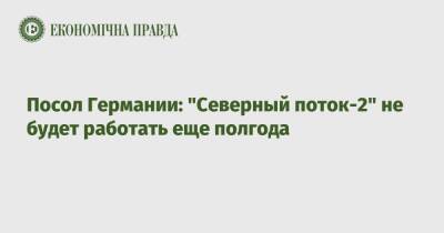 Анка Фельдгузен - Посол Германии: "Северный поток-2" не будет работать еще полгода - epravda.com.ua - Россия - Украина - Германия
