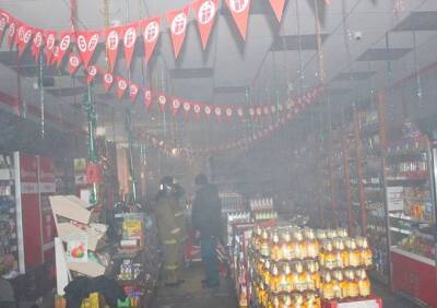 В Сараях произошел пожар в магазине «Бристоль» - ya62.ru