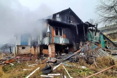 29 ноября в Смоленске горел старый нежилой дом - mk-smolensk.ru - Россия - Смоленск - Смоленская обл.
