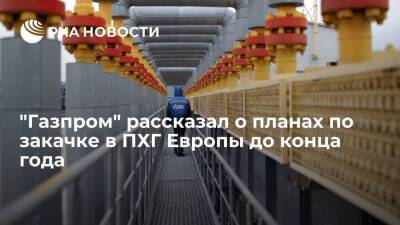 Замглавы департамента "Газпром экспорта" Зотов: компания продолжит закачку в ПХГ Европы - smartmoney.one - Россия
