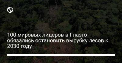 Борис Джонсон - Джо Байден - 100 мировых лидеров в Глазго обязались остановить вырубку лесов к 2030 году - liga.net - США - Украина - Англия - Бразилия - Конго - Индонезия