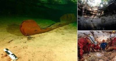 Археологи нашли затопленное каноэ майя, которому 1100 лет - skuke.net - Интересно