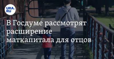 В Госдуме рассмотрят расширение маткапитала для отцов - ura.news - Россия