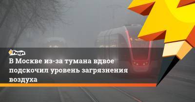 В Москве из-за тумана вдвое подскочил уровень загрязнения воздуха - ridus.ru - Москва - район Новокосино