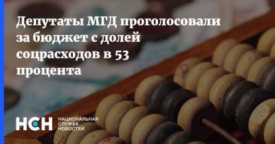 Елена Зяббарова - Депутаты МГД проголосовали за бюджет с долей соцрасходов в 53 процента - nsn.fm - Москва