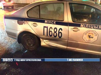 Милицейский автомобиль попал в ДТП в Минске - naviny.by - Белоруссия - Минск