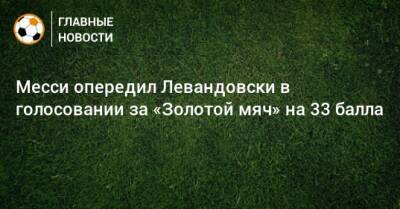 Роберт Левандовски - Карим Бензем - Месси опередил Левандовски в голосовании за «Золотой мяч» на 33 балла - bombardir.ru - Twitter