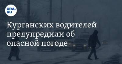 Курганских водителей предупредили об опасной погоде - ura.news - Курган