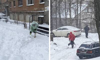 Мощный снегопад накрыл Петрозаводск: смотрим, что творится на улицах города - gubdaily.ru - Петрозаводск