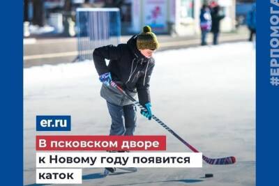 Елена Полонская - В псковском дворе на улице Доставалова к Новому году появится каток - mk-pskov.ru - Россия - Псков