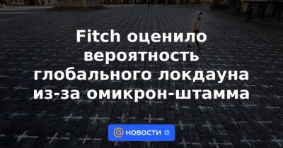 Fitch оценило вероятность глобального локдауна из-за омикрон-штамма - news.mail.ru