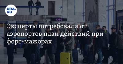 Эксперты потребовали от аэропортов план действий при форс-мажорах - ura.news