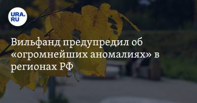 Роман Вильфанд - Вильфанд предупредил об «огромнейших аномалиях» в регионах РФ - ura.news - Москва - Россия - Красноярский край - респ. Саха - Якутск - Магаданская обл.