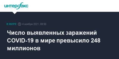 Джонс Хопкинс - Число выявленных заражений COVID-19 в мире превысило 248 миллионов - interfax.ru - Москва - США - Бразилия - Индия