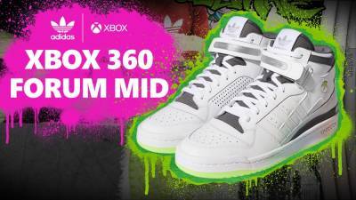 Microsoft и Adidas выпустили еще одну пару кроссовок к 20-летию Xbox — Xbox 360 Forum Mid (их можно будет купить) - itc.ua - Украина - Microsoft