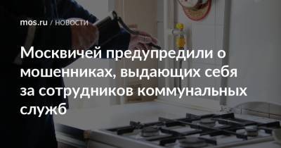Петр Бирюков - Москвичей предупредили о мошенниках, выдающих себя за сотрудников коммунальных служб - mos.ru - Москва