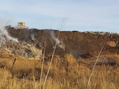 В Башкирии ликвидировали огонь на подожженном мусорном полигоне - bash.news - Башкирия - Уфа - район Чишминский