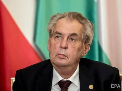 Милош Земан - Милош Выстрчил - Президента Чехии Земана перевели из реанимации на "стандартную койку" - gordonua.com - Украина - Чехия - Прага