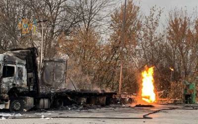 На Харьковщине пожар на АЗС тушили почти неделю - lenta.ua - Украина - Киев - Харьковская обл. - Харьков - район Харьковский