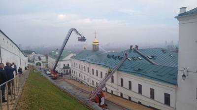 Пожар в Киево-Печерской Лавре потушили, есть пострадавшие - ru.slovoidilo.ua - Украина - Киев