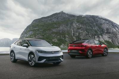 Volkswagen представил электрические кросс-купе VW ID.5 и VW ID.5 GTX — мощность от 128 кВт до 220 кВт, батарея на 77 кВтч и запас хода до 520 км - itc.ua - Украина - Германия