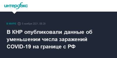 В КНР опубликовали данные об уменьшении числа заражений COVID-19 на границе с РФ - interfax.ru - Москва - Россия - Китай - Китай - провинция Хэйлунцзян - Благовещенск - Хэйхэ