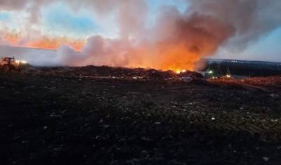 Неизвестные подожгли мусорный полигон в Башкирии - mkset.ru - Башкирия - район Чишминский