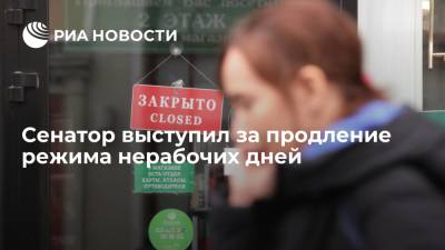 Владимир Путин - Андрей Воробьев - Сергей Собянин - Владимир Круглый - Сенатор Владимир Круглый выступил за продление на неделю режима нерабочих дней - ria.ru - Москва - Россия - Московская обл.