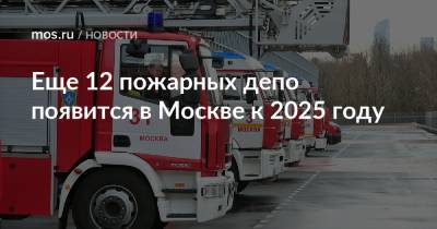 Рафик Загрутдинов - Еще 12 пожарных депо появится в Москве к 2025 году - mos.ru - Москва - Строительство