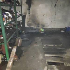 Во время пожара в Запорожском районе пострадали два человека. Фото - reporter-ua.com - Украина - Запорожская обл.