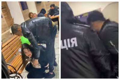 Буйная девушка устроила дебош в полиции: кадры позора из Одессы - politeka.net - Украина - Одесса