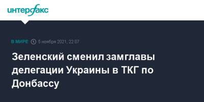 Владимир Зеленский - Андрей Костин - Зеленский сменил замглавы делегации Украины в ТКГ по Донбассу - interfax.ru - Москва - Украина - Донбасс