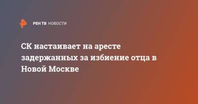 Александр Бастрыкин - СК настаивает на аресте задержанных за избиение отца в Новой Москве - ren.tv - Москва - Россия