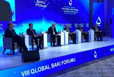 Ильхам Алиев - В рамках VIII Глобального Бакинского форума проходят очередные панельные дискуссии - trend.az - Азербайджан