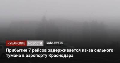 Прибытие 7 рейсов задерживается из-за сильного тумана в аэропорту Краснодара - kubnews.ru - Краснодарский край - Краснодар - Ростов-На-Дону - Омск