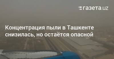 Концентрация пыли в Ташкенте снизилась, но остаётся опасной - gazeta.uz - Узбекистан - Ташкент