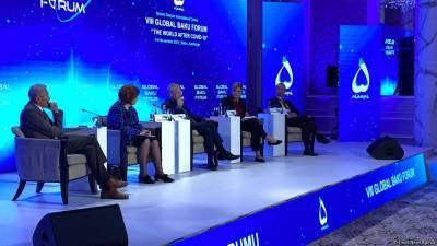 Ильхам Алиев - На VIII Глобальном Бакинском форуме обсуждается тема "Будущее ЕС на глобальной арене" (ФОТО) - trend.az - Азербайджан - Латвия